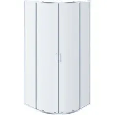 Душевой уголок Aquatek 100x100 AQ ARI RO 10020CH (хром/прозрачное стекло)