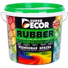 Краска Super Decor Rubber 6 кг (№07 балтика)