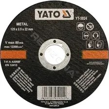 YATO YT-5924 Круг отрезной по металлу 125х2,5х22мм