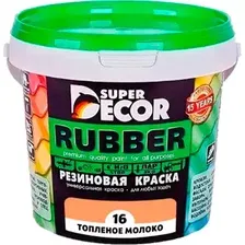 Краска Super Decor Резиновая 16 Топленое молоко (12кг)