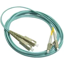 Кабель Lanmaster LAN-2LC-2SC OM3-1.0 (1 м, голубой)