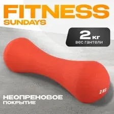 Гантель Sundays Fitness IR92004-D (2кг, красный)