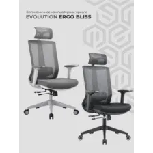 Кресло Evolution ERGO BLISS Black черный