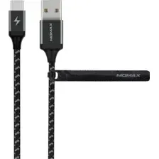 Кабель Momax DTA11D USB 2 Type-C - USB 2 Type-A (1 м, черный)