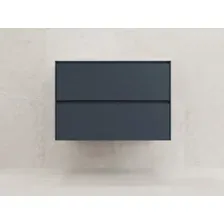 Symbolite Тумба под умывальник Лима 80 Line Plus 2 ящика (подвесная, графит)