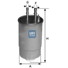 Топливный фильтр UFI 24ONE01