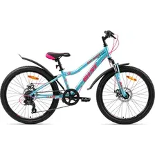 Велосипед AIST Rosy Junior 1.1 24 2024 (бирюзовый, разобранный, в коробке)