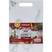 Разделочная доска Attribute Marble White ABX141