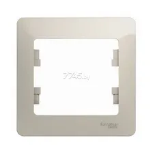 Рамка Systeme Electric Glossa GSL000901 (молочный)