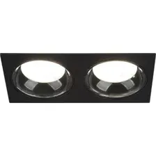 Точечный светильник Ambrella light TN52344/2 SBK/GBK (черный песок/черный глянец)