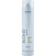 Тонирующая маска для волос Kapous Blond Bar с антижелтым эффектом (300мл)