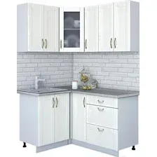 Готовая кухня Интерлиния Мила Крафт 1.2x1.5 (дуб полярный)