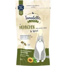 Лакомство для кошек Bosch Petfood Sanabelle Crispy pads. Chicken & Spinach (55г)