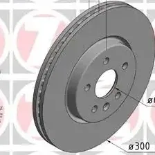 Тормозной диск ZIMMERMANN 430.2642.20 вентилируемый , передняя ось