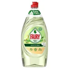 Средство для мытья посуды Fairy Pure&Clean, Бергамот и Имбирь, 900мл