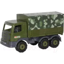 Грузовик Полесье Престиж автомобиль бортовой тентовый военный РБ 49148