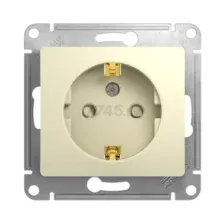 Розетка Systeme Electric Glossa GSL000245 (бежевый)
