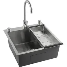 Кухонная мойка Futur FK 5050 Eco Embossing Pop-up Mixer plus (Satin)
