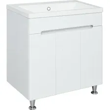 Runo Тумба с умывальником Парма 75 3 двери + Omega 75 (напольная)