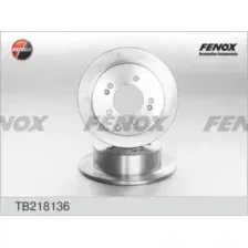 Тормозной диск FENOX TB218136 полный , задняя ось