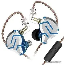 Наушники KZ Acoustics ZS10 Pro (с микрофоном, блики синего)
