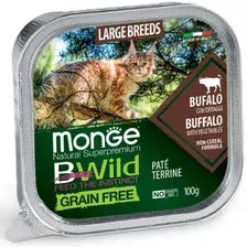 Monge Пауч BWild GF Cat Large Breed (Буйвол, овощи)
