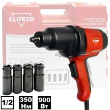 Гайковерт сетевой ГУ 350РЭ ELITECH арт. E2201.008.01