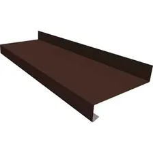 Отлив оконный Скайпрофиль 40x180x1500мм (RAL 8017 коричневый)