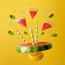 Картина Stamprint Фейерверк фруктов 2 KT062 (30x30)