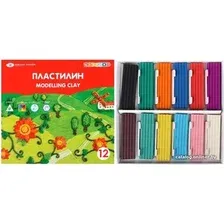 Пластилин Цветик 32411673 (12 цветов)
