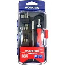 Набор отвертка с битами Workpro WP200516 (18 предметов)