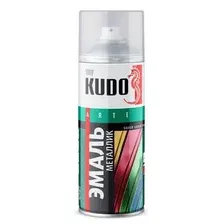 Эмаль Kudo универсальная Grain Finish KU-1026 0.52 л (серебро)