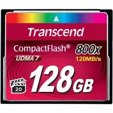 Карта памяти Transcend 800x CompactFlash Premium 128GB (TS128GCF800)