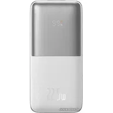 Внешний аккумулятор Baseus Bipow Pro Digital Display Fast Charge 10000mAh (белый)