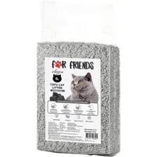 Наполнитель для туалета For Friends Tofu Charcoal с углем 6 л