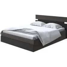 Кровать PROxSON Milton с ПМ 120x200 (дуб кантербери/черный)