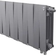 Биметаллический радиатор Royal Thermo PianoForte 300 VDR Silver Satin (10 секций)