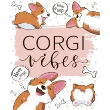 Записная книжка Malamalama Corgi Vibes Блокнот позитивного настроения / 4627131689469