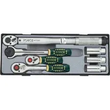 Набор трещотка с головками Force T30712 (7 предметов)