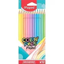 Набор цветных карандашей Maped Color Peps Pastel / 832069 (12цв)