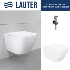 Унитаз подвесной Lauter Nuremberg 21811 + Breez 21GN7072BM