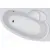 Ванна Alba Spa Katrina 150x100 R (с ножками и экраном)