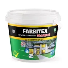 Краска акриловая фасадная FARBITEX 6 кг