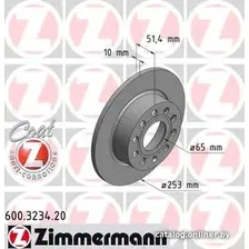 Тормозной диск Zimmermann 600323420