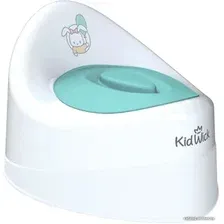 Детский горшок Kidwick Ракушка KW030102 (белый/бирюзовый)