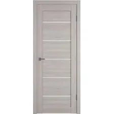 Межкомнатная дверь Atum Pro Х27 60x200 (stone oak, стекло white cloud)