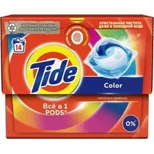 Капсулы для стирки TIDE Color, 14 шт