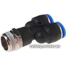 Фитинг RockForce Фитинг Y-образный для пласт. труб 12 мм 1/4" RF-SPX12-02