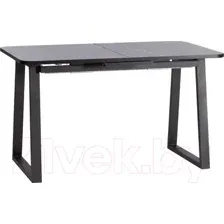 Обеденный стол Tetchair Maltido (мрамор черный/черный)