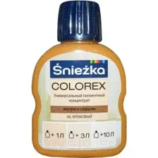 Колеровочный пигмент Sniezka Colorex 60 (100мл, кремовый)